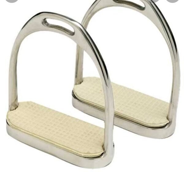 Coronet Fillies Peacock Irons Safety Stirrup with Pad